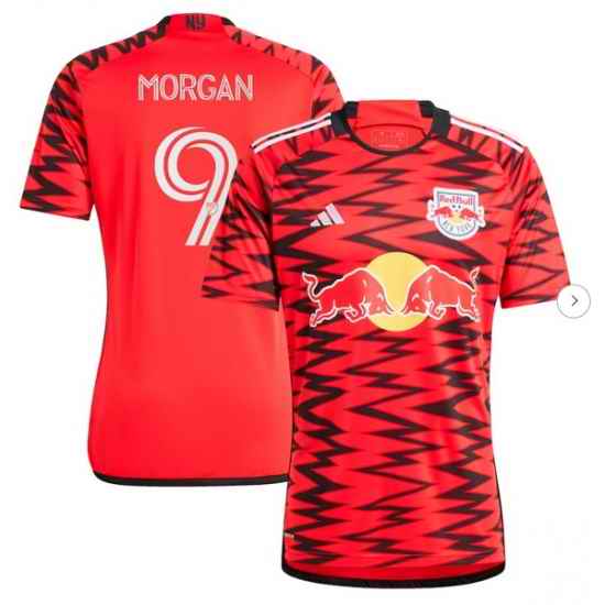 Men New York Red Bulls Lewis Morgan adidas Red 2024 Legacy Replica Player Jersey